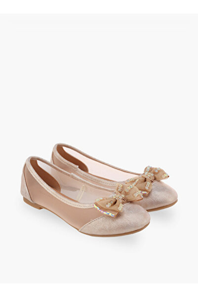 Flora Bella by Shoexpress Girls Bow Embellished Ballerina Shoes