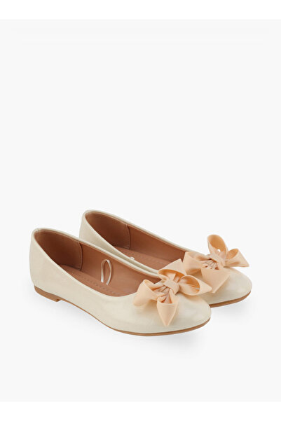 Flora Bella by Shoexpress Girls Bow Embellished Ballerina Shoes