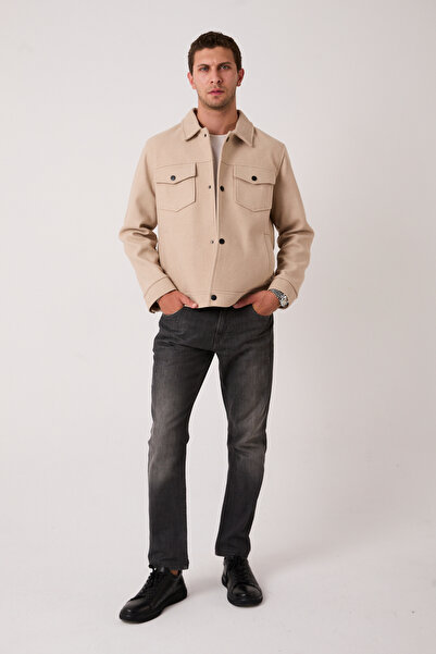 RUVEN TEKSTİL ΑΝΔΡΙΚΟ ΠΟΥΚΑΜΙΣΟ ΚΟΝΤΟ ΠΑΛΤΟ ΜΕ ΤΣΕΠΗ ΣΤΟ ΠΟΥΚΑΜΙΣΟ