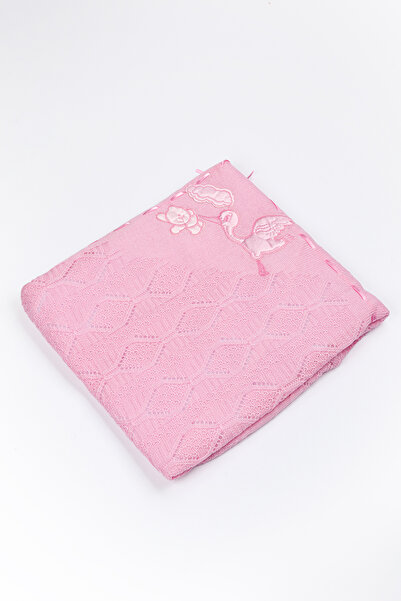 Yerli Baby Embroidered Knitwear Welsoft Blanket 85*95