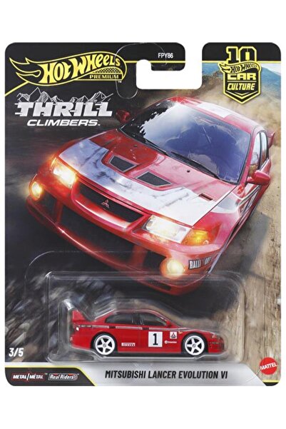 HOT WHEELS Premium Thrıll Climbers Mitsubishi Lancer Evolution VI FPY86 JKF19