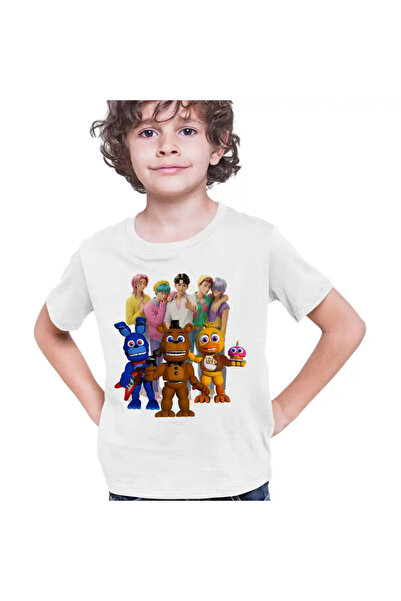 OEM Tricou Copii Baieti Fnaf Saja Boys Huntrix Five Nights at Freddy Horror H...