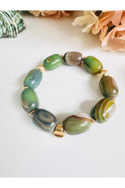 DEVİ fashion Agate Natural Stone Bracelet