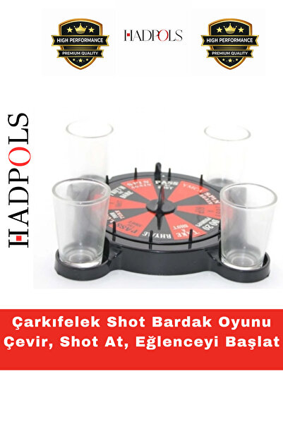 HadPols #PartiOyunu Shot Bardaklı Sert Plastik Eğlence Gece Aktivitesi Hediye...