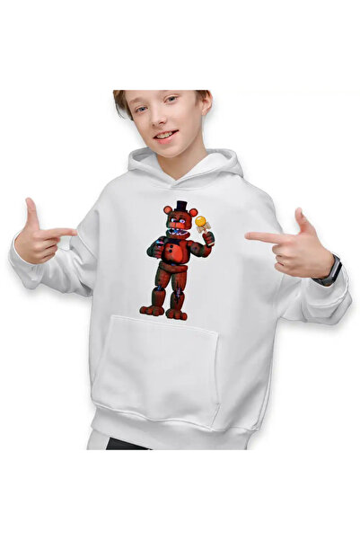 OEM Hanorac Copii Baieti Fnaf Freddy Kendama Five Nights at Freddy Horror Hal...