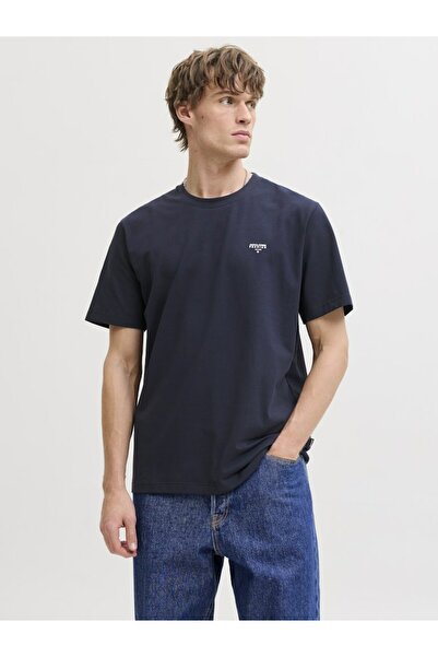 Jack & Jones Ανδρικό μπλουζάκι σε μπλε ναυτικό χρώμα Jprblatyler Ss Tee 12292...