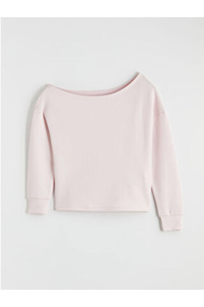 LC Waikiki ARTI-STORE سويت شيرت نسائي بياقة كاياك وأكمام طويلة، مصنوع من قماش...