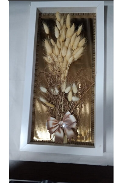 esdekor إطار أبيض مستطيل الشكل مقاس 40x20 سم مصنوع يدويًا لعيد الميلاد قطعة و...