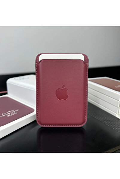 RainyFire Tech MagSafe Animasyonlu Orijinal Deri Cüzdan Tüm Modellerle Uyumlu...