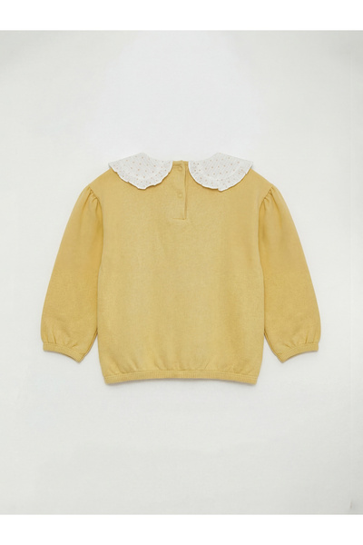 LC Waikiki Peter Pan collar Baby Girl Sweatshirt