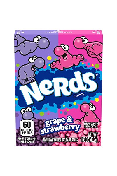 Nerds Bomboane cu struguri și căpșuni 46,7g