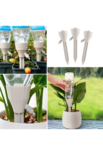 Epilons 3-Piece Automatic Plant Watering Apparatus