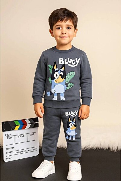 Milanlı Kids طقم ملابس علوية وسفلية من القطن للأولاد موسمي