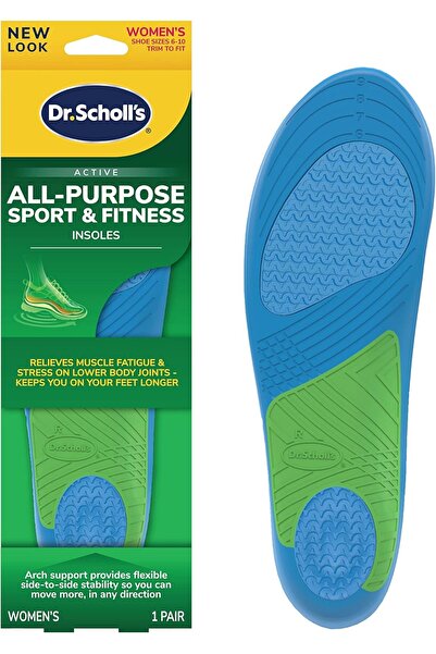 Dr. Scholl's Athletic Series Sport Insoles for Women's sizes 6-10, Multi-color