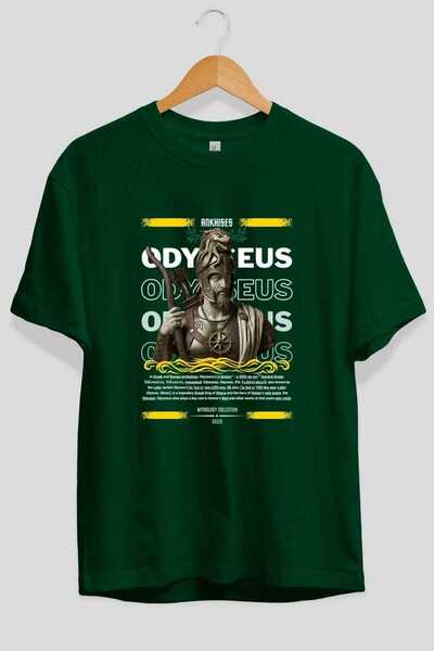 Ankhises Odysseus 2 Mythology Front Printed Oversize T-Shirt Men Women Cotton...