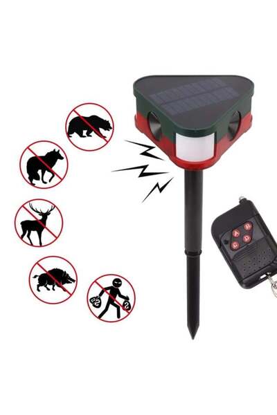 Epilons Pm-26949 Ultrasonic Sound Siren Animal Repellent Alarm Device with So...
