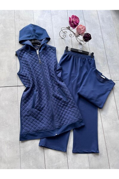 tellevolle Triple Quilted Tunic Sports Set