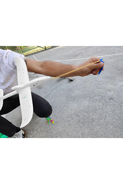 Store EPP Köpük Uçak Sapanlı Led Işıklı Kırmızı Dayanıklı Oyuncak 35 Cm açık ...