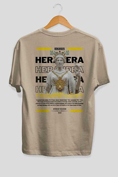 Ankhises Μπλουζάκι Hera 2 Mythology με στάμπα στην πλάτη, Oversize, Ανδρικό Γ...