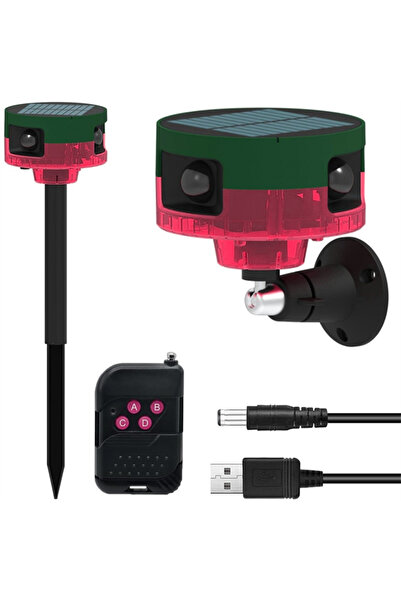 Epilons Pm-26946 Dc 5V Solar Sound Animal Repellent Alarm Device