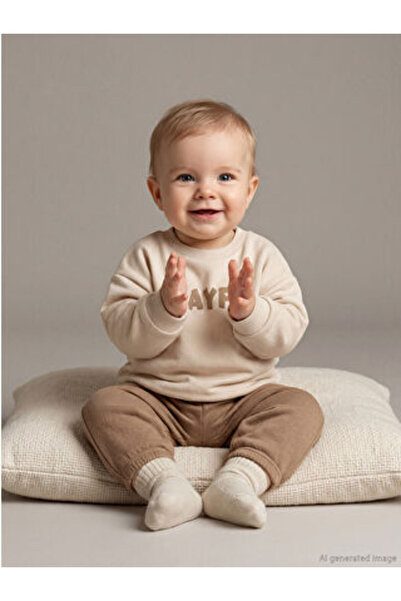 LC Waikiki بيج ساواي مطبوع سويت شيرت وبنطلون رياضي للأولاد الصغار