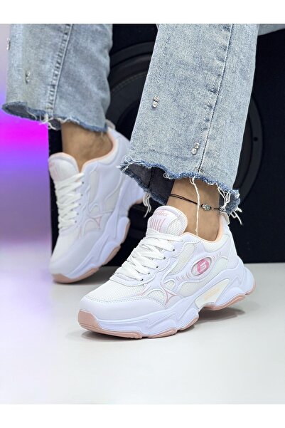 mayback Women's Lightweight High-Soled Lace-Up Summer Casual Sports Shoes Sne...