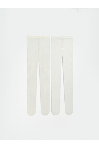 LC Waikiki جوارب طويلة للفتيات الصغيرات من فريزن ستور، عبوة من قطعتين