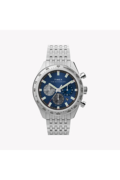 Timex Men's Silver Stainless Steel Watch | Tw2y18500