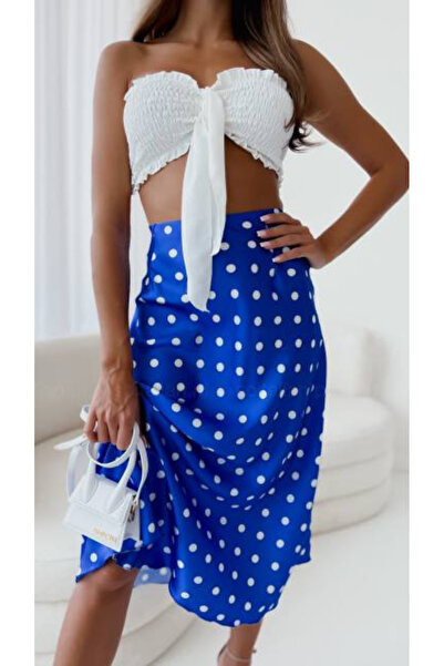 POLO BONETTA Pink midi skirt - Made in Turkey