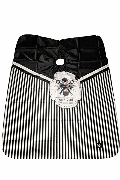 OEM Hair Club Barbershop professional barber cape, waterproof, black and whit...