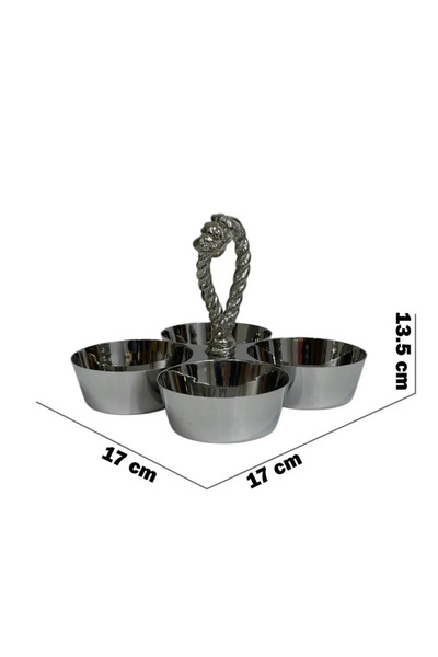 Unbranded/Generic Four-way serving carrier with rope handle