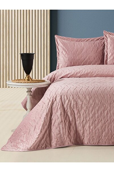 Bikaya Home Zara Velvet Bedspread Set |   Double Size 250X260 cm |   High Qua...