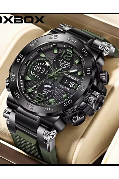 Lige Silicone Cord Sport 1St Class Quality Stylish Men's Wristwatch