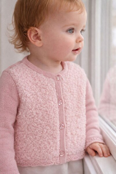 MAYORAL Kız Bebek Boucle Dokulu Hırka