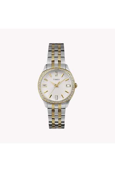 Timex Women's Two-Tone Watch, Silver & Gold | Tw2w17700