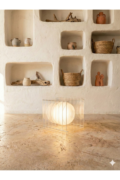 Velamora Furniture Pulse Lamp – Dekoratif Masa Lambası Şeffaf