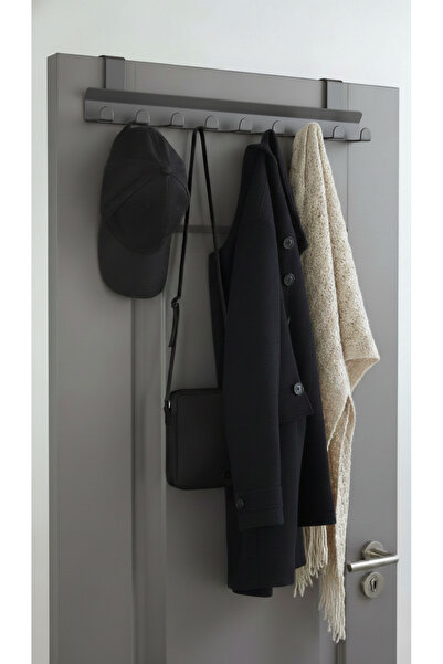 Otri Metal Amerikan Kapı Arkası Askılık Organizer Çok Amaçlı Mutfak Banyo Ask...