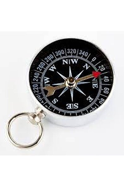 ForWhat Metal Mountaineer Directional Compass with Handle for Office Home Off...
