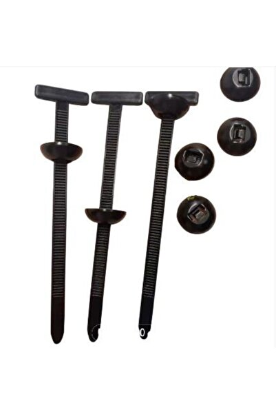 Redno Universal Klips çok amaçlı plastik klips kablo bağı tamir klipsli siyah...