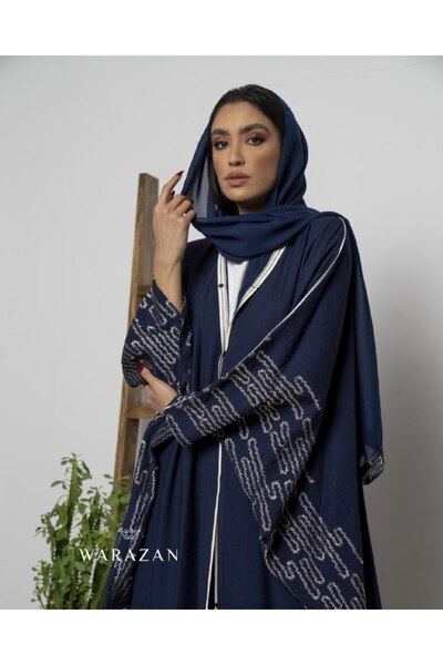 Warazan عباية عملية بيشت ملكي كحلي
