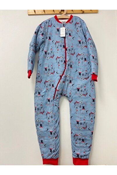 KEY KIDS Genç Kız Mavi Kırmızı Yeni Kız Çocuk Uyku Tulumu Pamuklu Bacaklı 10/...