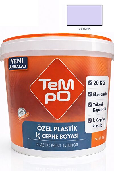 Tempo İç Cephe Plastik Boya 20 KG – Ekonomik, Mat- Leylak