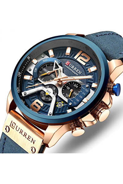 Skmei Leather Cord Luxury Function Classic Design Men's Wristwatch