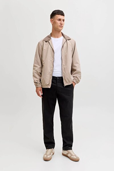 Jack & Jones Men's Black Jpstkane Dylan Chino Pants 12288462-Black