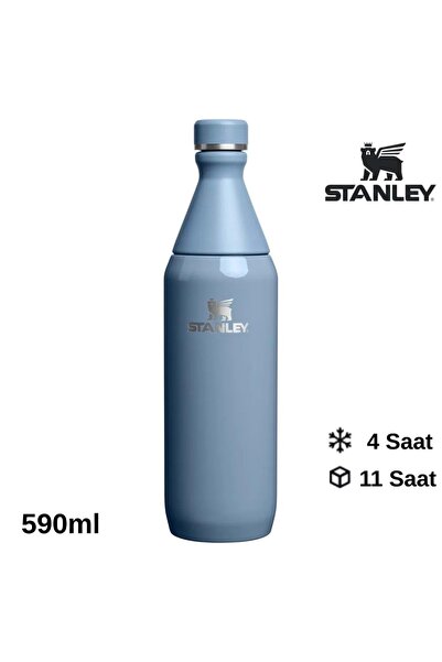 Stanley The All Day Slim Su Şişesi 0.59 L Termos Kamp Matara MAVİ