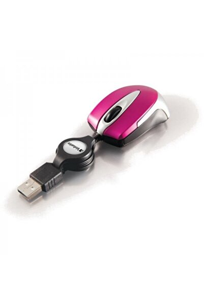 Verbatim Go Mini Optical Travel Mouse - Hot Pink