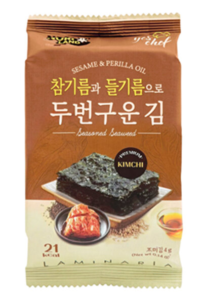 YABANEEZ TWICE-ROASTED SEAWEED (KIMCHI) "YESCHEF"