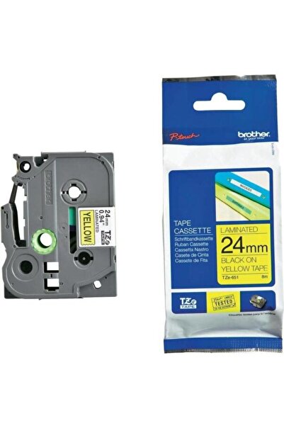 Brother TZE-651 LAMINATED TAPE 24MM 8M
