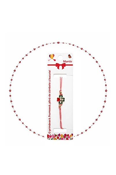 celhome March 1st Adjustable Bracelet with Four Leaf Clover