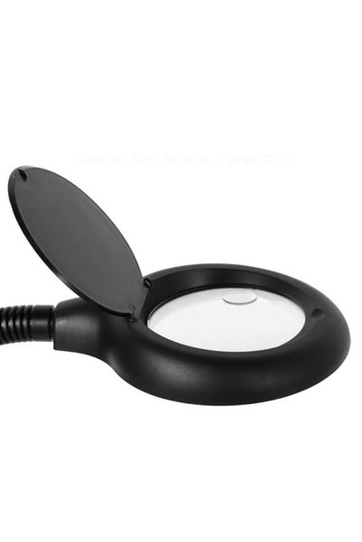 ForWhat 5X 10X 40Led Illuminated Magnifier Lamp Type Desktop Working Magnifie...